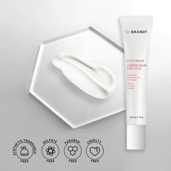 New Dr. Brandt Eye Cream for Wrinkles Dark Circles & Puffiness - Picture 1 of 5